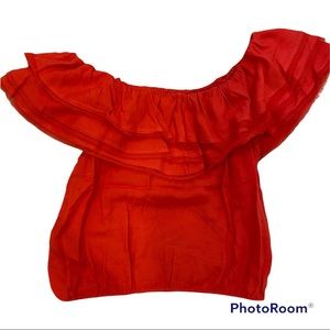 Alice & Olivia off-the-shoulder top